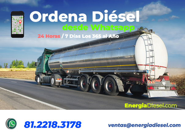 Servicio de diésel a domicilio en Monterrey